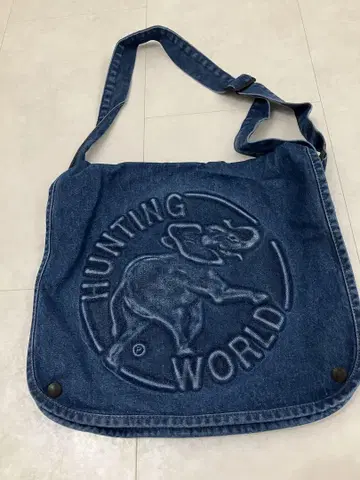HUNTING WORLD 데님 토트백