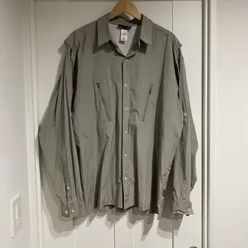 patagonia 역 하()자 지퍼 스트라이프 셔츠
