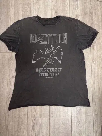 LED ZEPPELIN 1977 투어 T셔츠