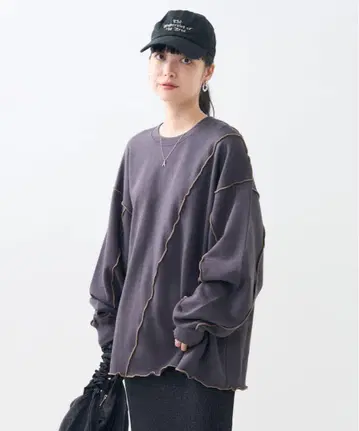 FREAK'S STORE 프릭스스토어 배색 멜로 맨투맨