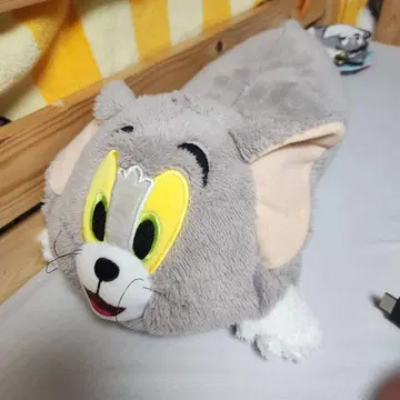 톰과 제리 티슈 커버 봉제 인형 눕기