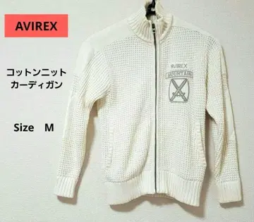 AVIREX 아비렉스 코튼 니트 가디건