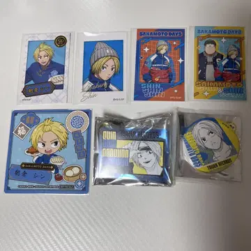 아사쿠라 신 미니 포토 카드 점페스 사카모토 데이즈 금박 사인 세트