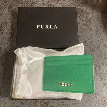 [ 새상품 ] FURLA 카드 케이스 패스 케이스 그린 컬러 그린