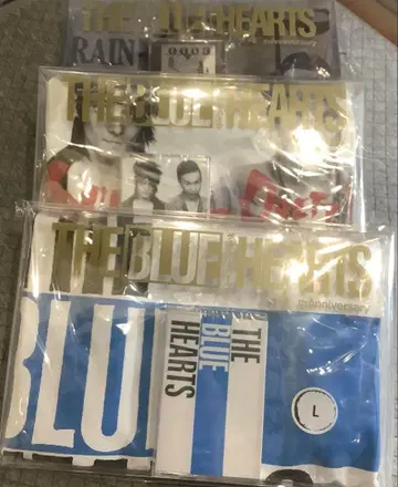 THEBLUEHEARTS L 사이즈 30주년 기념 초기 3작 블루하츠