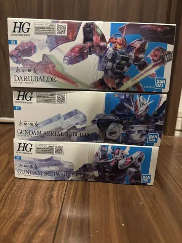 HG 건담 프라모델 3세트 GUNDAM AERIAL REBUILD 외