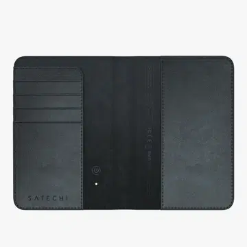 Satechi Find My 대응 비건 가죽 여권 커버