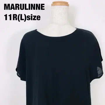MARULINNE 말린 반팔 블라우스 블랙 B7