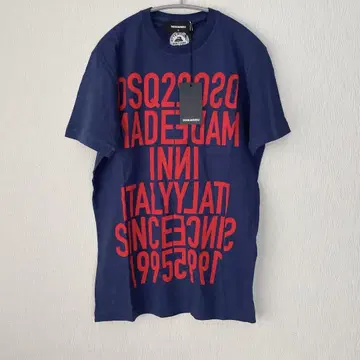 [ 새상품 ] DSQUARED2 디스퀘어드 반팔 T셔츠 네이비