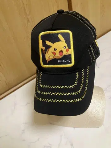 피카츄 캡 블랙 메쉬 포켓몬 pokemon Pikachu