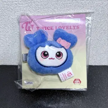 TWICE LOVELYS 봉제 인형 헤어핀 쯔위 GiGO 한정판