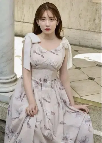 Herlipto Sunflower-Printed Midi Dress M