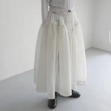 [새상품급] litmus over ray skirt