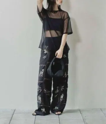 TODAYFUL Embroidery Patchwork 팬츠 38