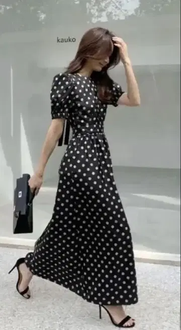 birthdaybash 벌스데이 바쉬 DOT LONG DRESS