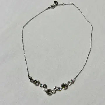 [SWAROVSKI] 스와로브스키 목걸이 실버 크리스탈 고급
