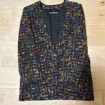 MARION 다색 노카라 자켓