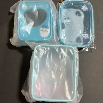 하치와레 클리어 파우치 세트