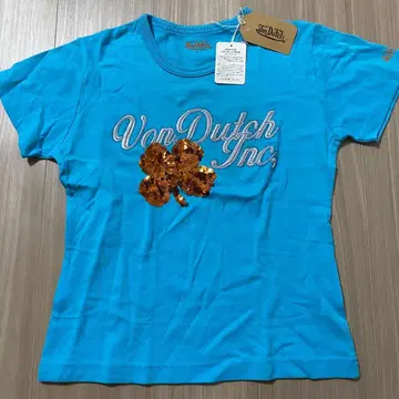 Von Dutch T셔츠 스팽글 자수 미사용 택 포함