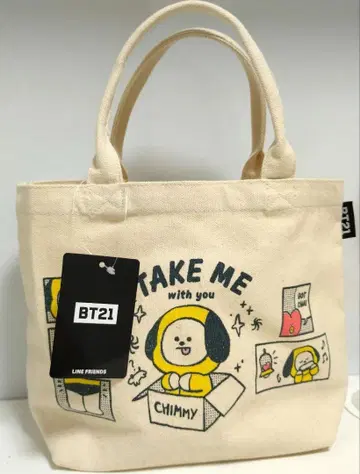 [새상품] 공식 BT21 미니 토트백 치미