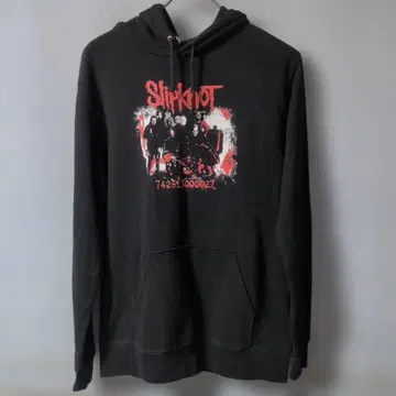 Slipknot 그래픽 후드티 블랙 XL