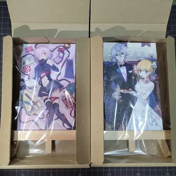 미니미니 캔버스 아트 & 이젤 세트 FGO Memories I & II