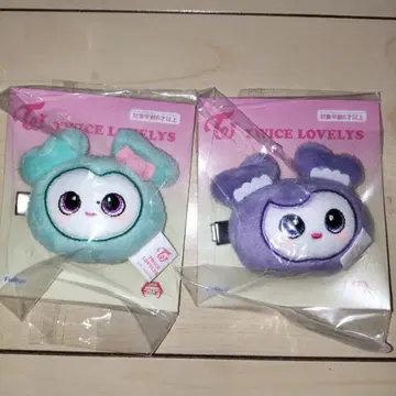 TWICE BABY lovelys 봉제 인형 헤어핀 사나 미나