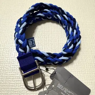 [택 포함 새상품] BAL Better BRAIDED BELT 벨트 파랑
