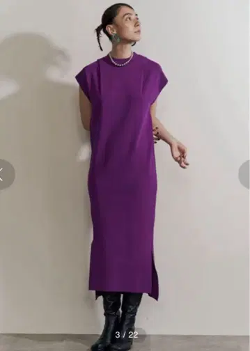 UN3D. 베이직 니트 원피스