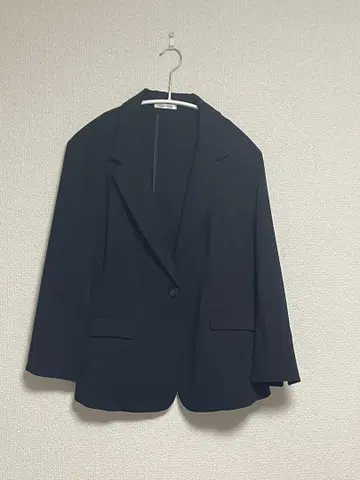 캐주얼 수트 네이비 상하의 세트