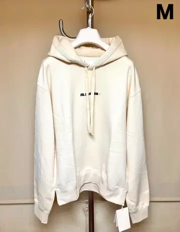새상품 M JIL SANDER 23aw 로고 후드티 듄 17010