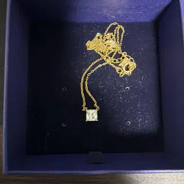 Swarovski 핑크 골드 목걸이