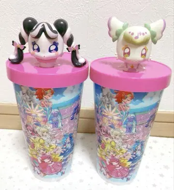 영화 너와 아이돌 프리큐어 드링크 홀더 2종 세트 프리룬 메로론