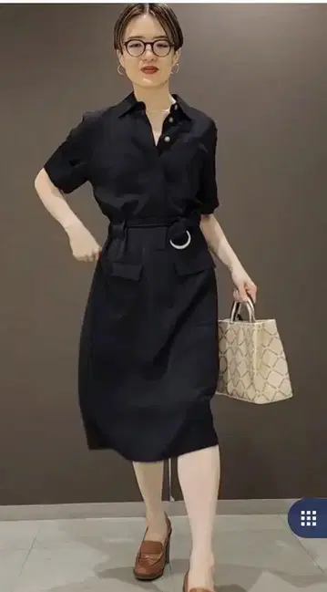 미사용 새상품 TOMMY HILFIGER 유틸리티 미디 셔츠 원피스