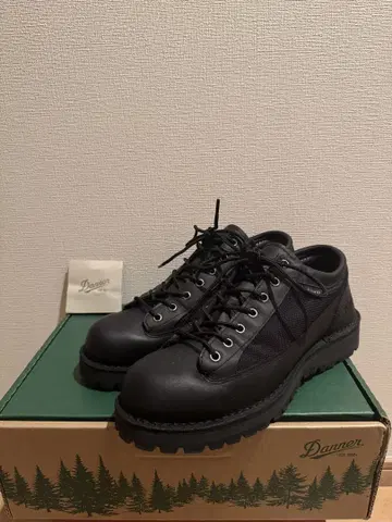 거의 새상품 Danner 블랙 워크 부츠 GORE-TEX