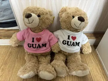 I GUAM 봉제 인형 2체 세트