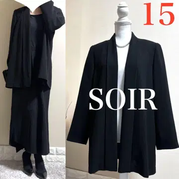 빅 사이즈! 도쿄 소와르 SOIR PERLE 포멀 자켓 15 블랙