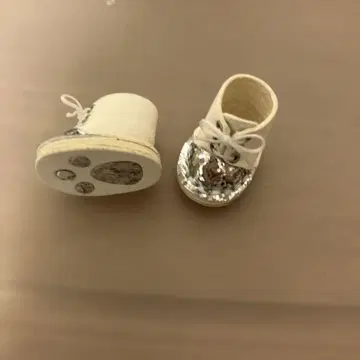인형용 화이트 스니커즈풍 신발 봉제 인형 10cm 신발