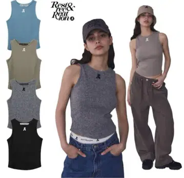 Rest & Recreation HAIRY KNIT TANK 블랙