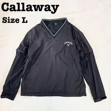 Callaway 블랙 V넥 자켓 L 사이즈