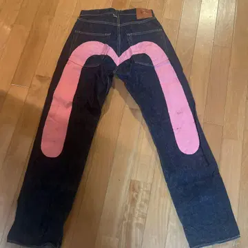EVISU 데님 빅카모메 핑크 2001