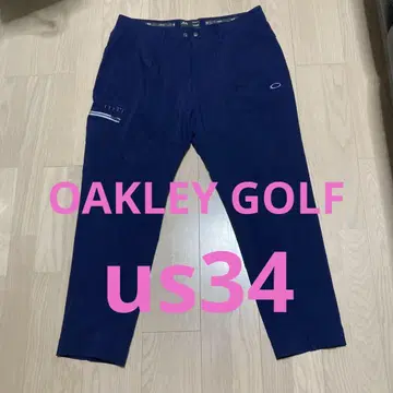 오클리 골프 팬츠 us34 네이비 컬러 스컬
