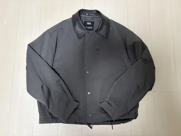 zara contrast water repellent jacket
