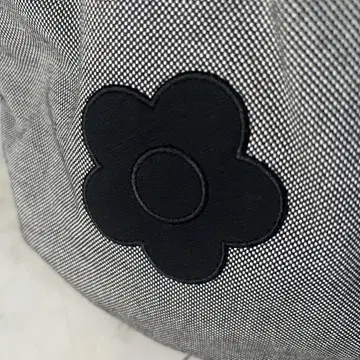새상품급 MARY QUANT 마리콴트 핸드백 데이지 자수 토트백