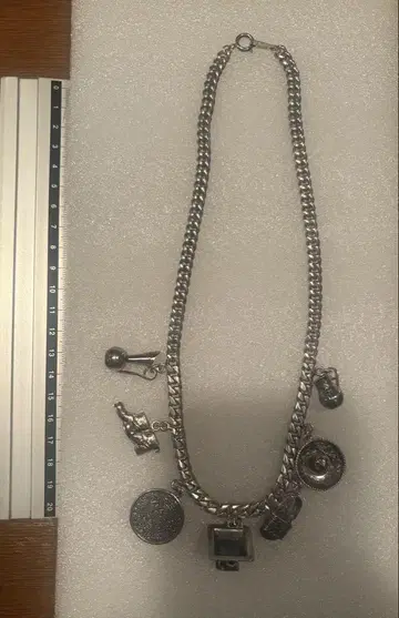 실버 목걸이 참 72.3g silver 각인 있음 925