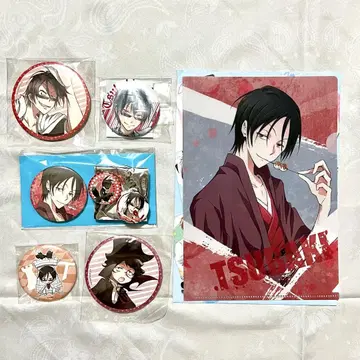SERVAMP  츠바키 트레이딩 캔뱃지 클리어 파일 복권