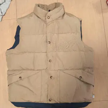 Penfield 다운 베스트 L 베이지/네이비