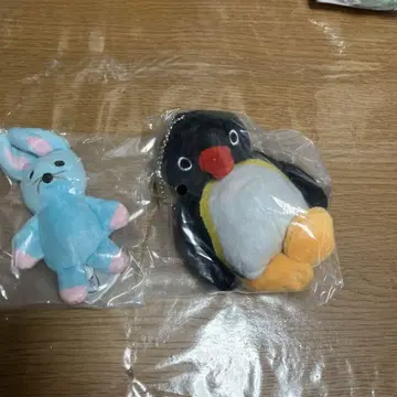 토끼와 펭귄 봉제 인형 세트