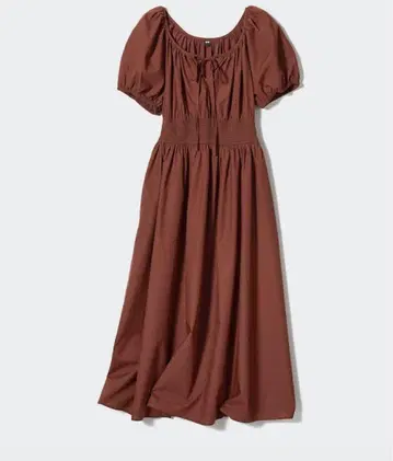 UNIQLO 볼륨 슬리브 원피스 S