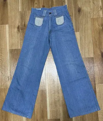 atb 일본제 데님 팬츠 배기 플레어 70s 빈티지
